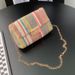 Women's Bags Sweet Style Fashion Straw Double Head Lock Shoulder Bag Summer New Style Trendy All Match Commuter Chain Messenger Bag_viptrois.com