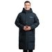 Men's Clothing Middle Aged Down Jacket Men's Winter New Long Style Over The Knee Lengthened Thick Warm Simple Versatile Jacket_viptrois.com