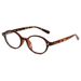 Y2K Retro Oval Glasses – Small Tortoise Shell & Leopard Print Frames For Women, Fashionable Nerd Chic Accessory_viptrois.com