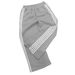 Men's Clothing Trendy Striped Embroidery Zipper Hooded Sweatshirt Sweatpants Two Piece Hip Hop Casual Suit_viptrois.com