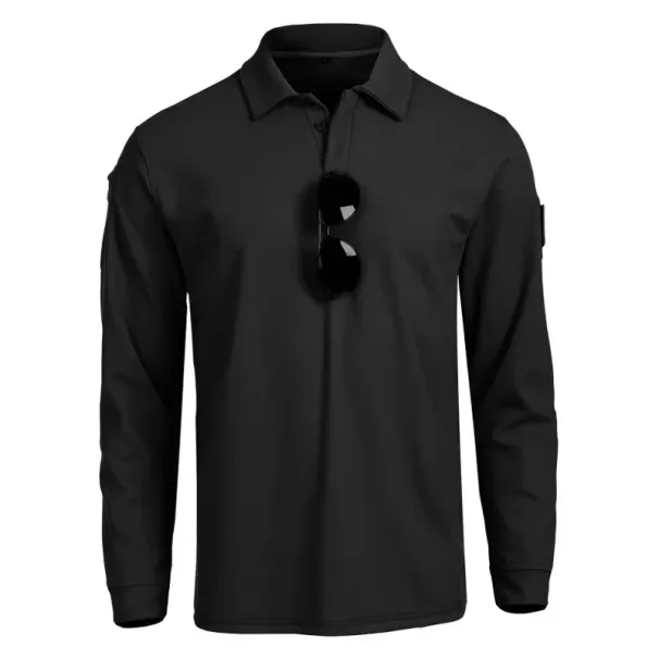 Camiseta Deportiva Táctica Para Hombre, Manga Larga, Secado Rápido, Transpirable, Elástica, Lisa, Talla M-4XL_viptrois.com