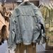 Spring And Autumn Men's Clothing, New Chinese Style, Irregular Symmetrical Design, Niche, Loose Lace Up Denim Jacket For_viptrois.com