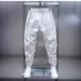 Spring Summer Men's Patchwork Jogger Pants Elastic Waist Slim Fit Embroidered Solid Color Casual Trousers Trendy Versatile_viptrois.com