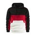 2022 New Foreign Trade Autumn Winter Fashion Block Sweatshirt European And American Men's Patchwork Color Hoodie_viptrois.com