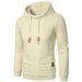 K New Men's Jacquard Knitted Sweater Long Sleeved Hooded Sweatshirt Hooded Sports Top_viptrois.com