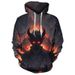 Pure 2025 European And American Halloween Men's Cross-Border New Ghost Face Trendy Print Christmas Series Hooded Sweatshirt_viptrois.com