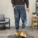 Retro jeans multi-pocket wide leg cargo pants_viptrois.com