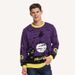 Halloween Color-Block Knit Sweater – Oversized Men's Pullover With Gothic Prints (S-XXXL, 4 Designs)_viptrois.com
