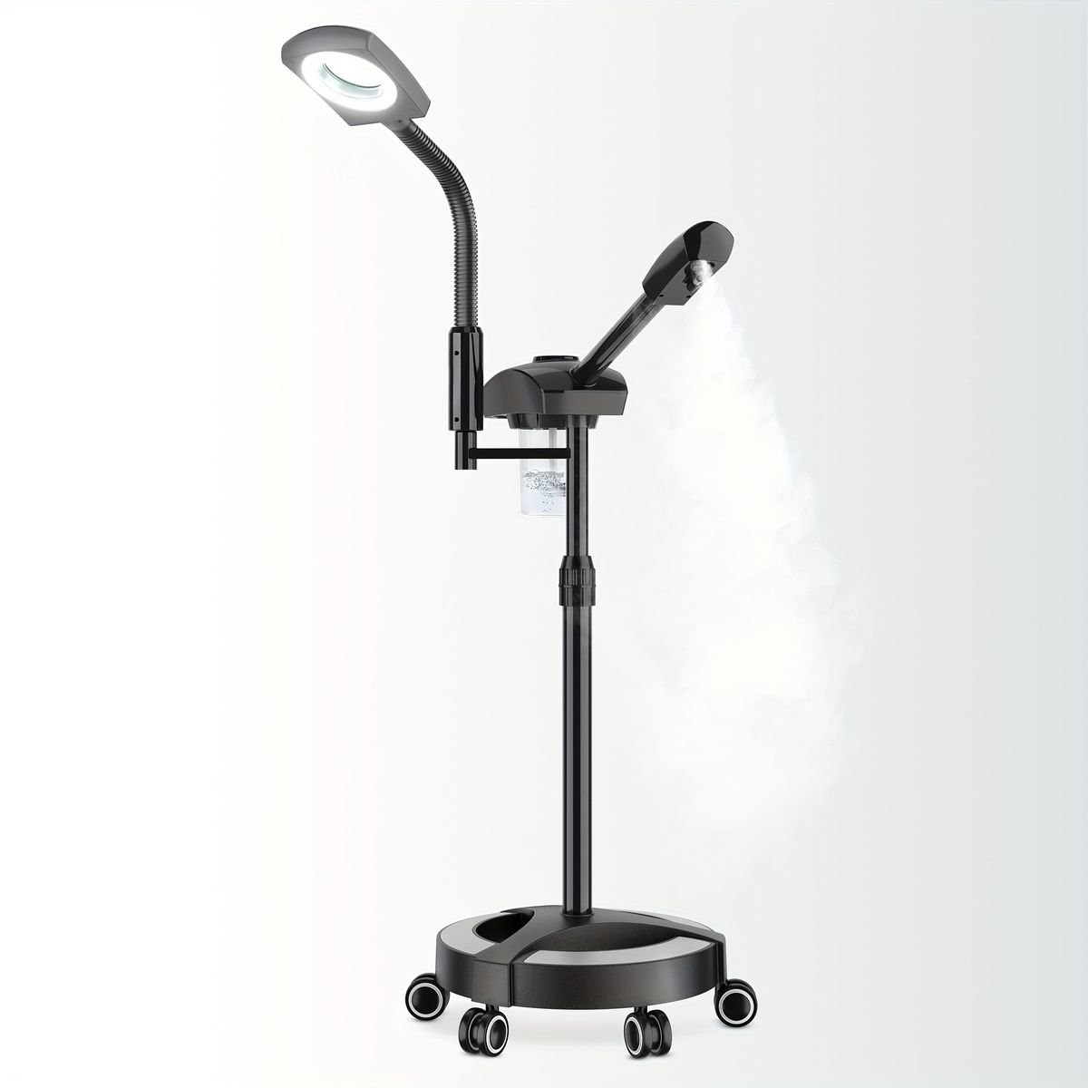 Professional 2 In 1 With 5X Magnifying Lamp Spa, Beauty Salon Home Use, 2-in-1 Esthetician On Wheels Hot Mist, Ionic_viptrois.com