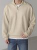 Men's Clothing Loose Zipper Long Sleeved Jacket Corduroy Zip-Up Hoodie - Oversized Casual Jacket For Urban Streetwear (Black, Beige, Gray, Caramel)_viptrois.com
