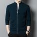 1 Aoshi Sheep Brand Pure Wool For Men, Autumn And Winter Thick Knitted Cardigan, Trendy Middle-aged Dad Men's Sweater_viptrois.com