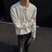 Men's Henley Neck Long Sleeve T-Shirt - Breathable Cotton-Blend Slim Fit Casual Top For Everyday Wear_viptrois.com