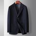 Men's Clothing autumn and winter 100% pure wool single western green young luxury business double sided wool suit jacket_viptrois.com