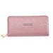 Wallet Card Cases Wallet Women Long Simple Wrist Strap Clutch Bag Double Zipper Large Capacity Mobile Phone Bag_viptrois.com