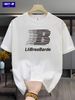 Men's 100% Cotton Stretch Fabric T-Shirt Casual Round Neck Short Sleeve With Print Ideal Gift Comfortable And Breathable For All Seasons Gift For Men_viptrois.com