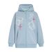 Fun Cartoon Bear Foam Print Hooded Sweatshirt Zipper Cardigan Vibe Trendy American Style Autumn Winter Men's Jacket_viptrois.com