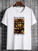 Men's Play Dead The First Flower (white) T-shirt Small White Designer Clothes Versatile Soft Fashion Unisex Summer Streetwear Graphic Homme_viptrois.com