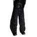 2025d Elix New Hip-Hop Spider Web Striped Print Jeans Men's High-Waisted Washed Wide-Leg Pants_viptrois.com