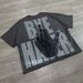 Men's Clothing T Shirt Men's Gothic Graphic Print Punk Street Crew Neck Oversized Short Sleeve Top T Shirt_viptrois.com