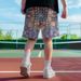 Premium Products CP11621A07 American Casual Camouflage Printed Trendy Brand Fitness Running Sports Basketball Shorts_viptrois.com