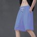 Men's Casual Loose Fit Shorts Solid Color Quick-Dry Breathable Summer Shorts with Pockets for Daily Wear S-5XL_viptrois.com