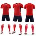 Men's Clothing adult football team training suits children's football suits sports suits jerseys printing number_viptrois.com
