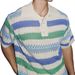 Men's Clothing Color Striped Hollow Short Sleeved Polo Shirt Men And Women Summer Beach Vacation T Shirt_viptrois.com