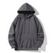 Pure Auumn New Men's 340g Heavyweigh Thickened American Syle Trendy Brand Plain Spors Casual Solid Color Hooded_viptrois.com
