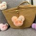 Bag Charm Cartoon Head Keychain Cute Blush Cat Doll Plush Doll Bag Pendant Ornament Gift_viptrois.com