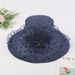 New Eugenia Edge Beach Wave Dot Flower Sunshade Children's Mesh Thin Summer Sunscreen Sun Hat_viptrois.com