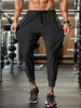 Men's Summer Jogger Pants - Quick-Dry, Breathable & Anti-Wrinkle With High Elasticity - Lightweight Sports Trousers For Running, Gym & Casual Wear_viptrois.com