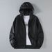 Men's Clothing Cool Breathable Windproof Sun Protection Clothing UV Protection Hooded Jacket_viptrois.com