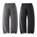 Men's Wax-Dye Washed Cotton Pants – Streetwear High Waist Relaxed Fit (Spray-Dye Black/Gray, S-XXL, 430GSM Vintage Style)_viptrois.com