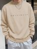 Autumn And Winter Men's Long Sleeved Round Neck Black Top Loose Casual Hoodie Hooded Hoodie_viptrois.com
