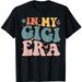 Camiseta Algodón Manga Corta "In My Gigi Era" Anunciar El Nacimiento De Un Bebé, Para Mujeres Y Hombres_viptrois.com