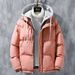 Men’s Winter Hooded Jacket – Windproof & Warm Polyester Puffer Coat (7 Sizes, 4 Colors) | Streetwear & Casual Style_viptrois.com