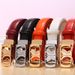 Genuine Leather Belt Casual Korean Style All Match Ladies Automatic Buckle Love Buckle Belt Women's Belt Pure Cowhide Candy Color_viptrois.com