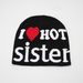 Women's Hats Retro Letter Jacquard Knitted Wool Hat For Women Autumn And Winter All Match Street Fashion Pullover Hat Warm And Small Face_viptrois.com