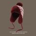 Women's Hats Winter Plush Thickened Wool Ball Knitted Plush Lei Feng Hat Women's Ear Protection Hat Striped Retro Big Head Circumference Cycling Hat_viptrois.com
