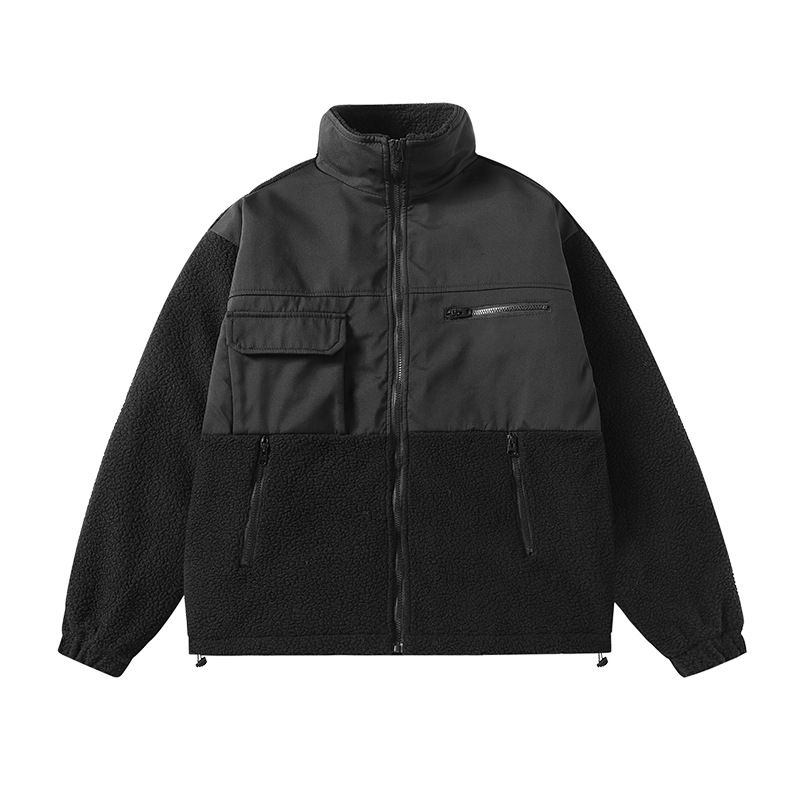 "Men's Quilted Fleece-Lined Jacket – Lightweight Lambskin Outer With Polar Thermal Lining"_viptrois.com