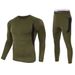 Men's Clothing outdoor tactical fleece thermal underwear set quick drying cycling fitness tight functional underwear sports suit_viptrois.com