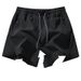 Men's Clothing Summer Shorts Three Quarter Pants Unisex Casual Sports Beach Pants Quick Drying Pants_viptrois.com