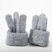 Gloves Men's and women's winter winter jacquard warm touch screen gloves_viptrois.com