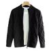 Men's Plus Size Zip-Up Knit Cardigan - Lightweight Breathable Pullover Jacket For Casual & Business Wear (Black, Grey, Beige)_viptrois.com