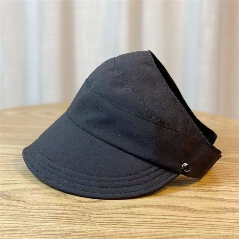 Can Tie A Ponytail For Women In Summer, Thin, Breathable, Quick Drying, No Duck Tongue Fisherman Hat, Empty Top Sun_viptrois.com