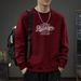 American Heavyweight Sweatshirt For Men, New Spring And Autumn Japanese Retro Loose Top, Oversize Crew Neck Jacket_viptrois.com