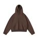 RUIIENRS X ROPUCHA 2025 Spring/Autumn 420g Short Boxy Hooded Cleanfit Sweater FW228_viptrois.com
