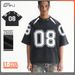 ETAI Men's Wear | High Quality Cotton Distressed Sports Feng Shui Washed T-shirt Trendy Brand Boxy Shoulder Length Short_viptrois.com