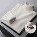 Pure Autumn Winter High-End Half Turtleneck Sweater For Men Korean Version Loose Casual Solid Color Mid-Neck Knitted Base_viptrois.com