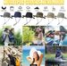 Bush Hat, Men's Women's Mesh Bucket Boonie Wide Brim Sun With Chin Strap Outdoor Fishing Hat_viptrois.com
